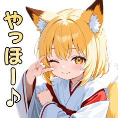 Fox-Eared Shrine Maiden