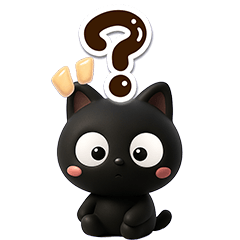 Sticker of Cats 3D Part2