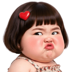 Funny face girl 240 BIG