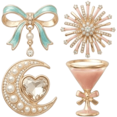 Elegant sparkly Sticker03