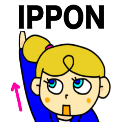 Emma Judo Girl Everyday stickers