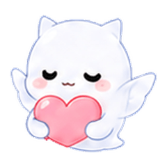 Fluffy Sea Angel Stickers