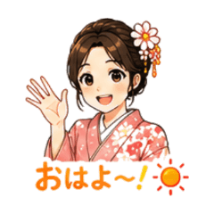 Kyoto Lady Daily Stickers
