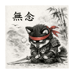 Black Shiba Samurai
