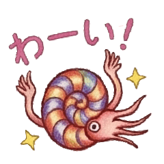 Ammonoid stickers! 2