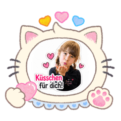Cute girl Stickers German