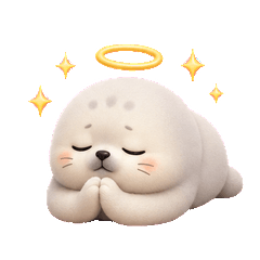 Sleepy Baby Seal Mood (No text)