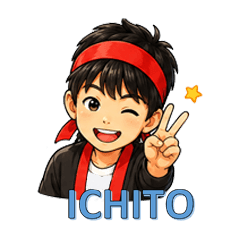 ICHITO GREETING STICKER