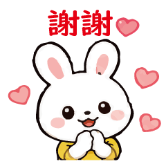 Cute little white rabbit....