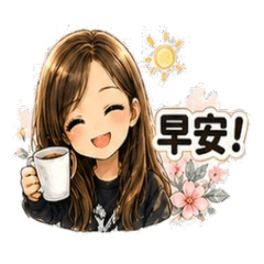 暖心日常｜Cindy Q版貼圖