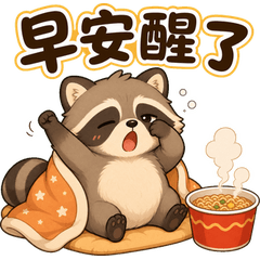 Instant Noodle Raccoon