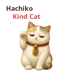 Hachiko Lazy Cat Kind Thai