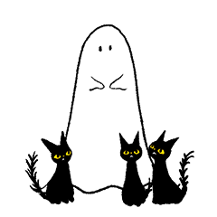 cats and ghost