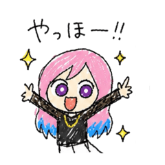 Niaさん手描き風スタンプ