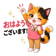 Neko Caregiver's Heartwarming Stickers 4