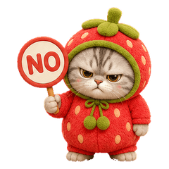 Strawberry Suit Cat (EN)