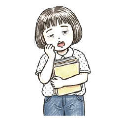 กระเบื้องยาง : ทำงานค่ะ : ไม่พูดอะไร.