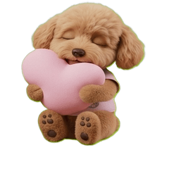Toy Poodle Oshi-Katsu Fan Girl