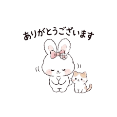 Ribbon Bunny's Daily Stickers