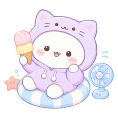 だるだるにゃんこ!夏編の紹介画像