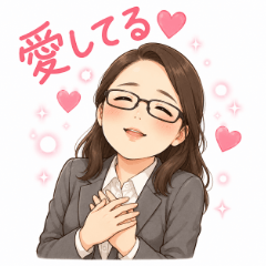 Office Lady's Daily Life Stamps