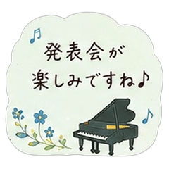鋼琴老師的溫柔禮貌貼圖