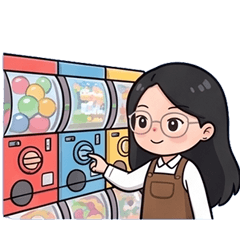 Sandparkshop : Little Girl and Busy day