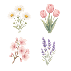 Healing Flowers - Gentle Words