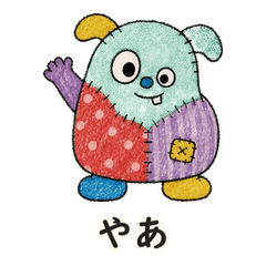 Crayon Patchwork Monsters 01
