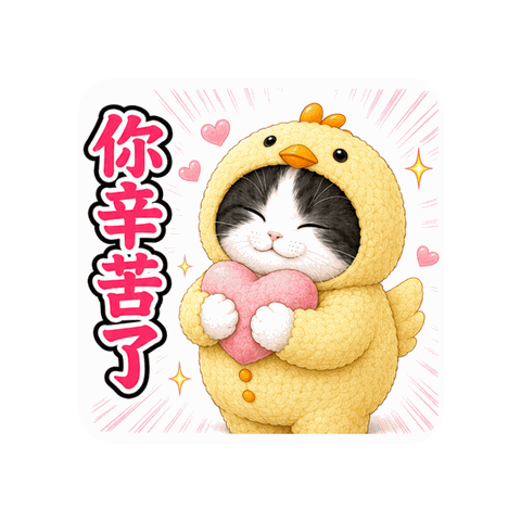 跳出來♪貓咪布偶裝貼圖 10