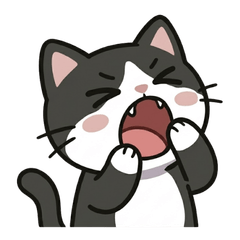小黑貓七七愛搞怪