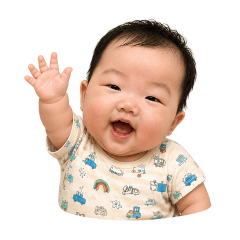 可愛寶寶暖心問候