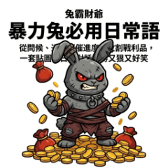 兔霸・財爺｜暴力兔必用日常語