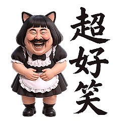 瘋狂中年男子 - 女僕裝動起來