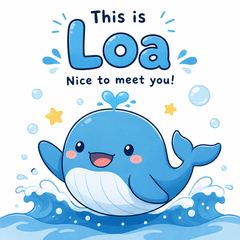 Loa the Blue Whale