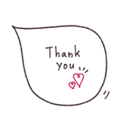 move simple Message balloon sticker #1