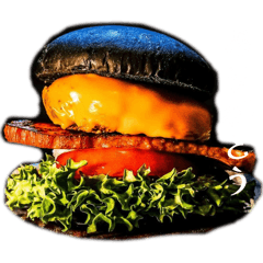 black burger