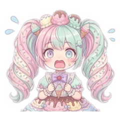 sweet ice cream princess