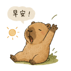 水豚圓仔