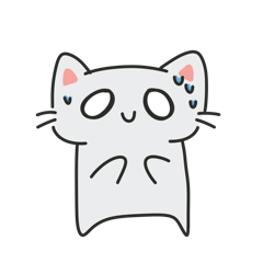 Tofu white cat