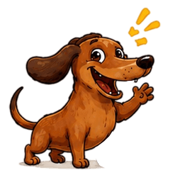 Dachshund : Happy Happy