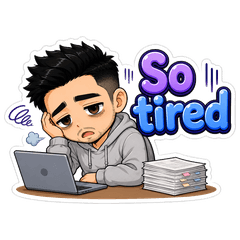 Cute Busy Life Stickers