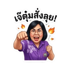 Aggressive Mom Stickers