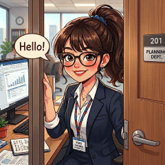 Happy Office Sister