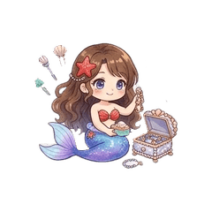 Mermaid Daily Stickers002