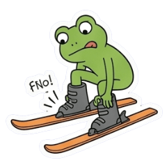 Frog: Skiing Mode ON