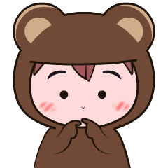 Chibi Simple Bear Brown