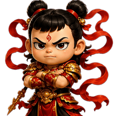 Big Stickers: Super Fierce Nezha