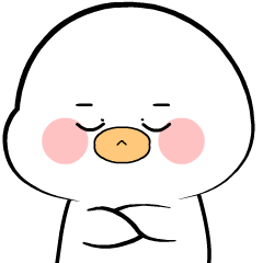 Little White Duck 5 : Animated Stickers