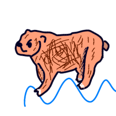 波乗り動物たち